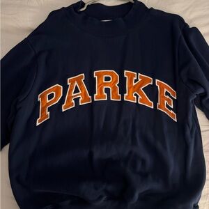 Parke Navy and Orange Sweatshirt